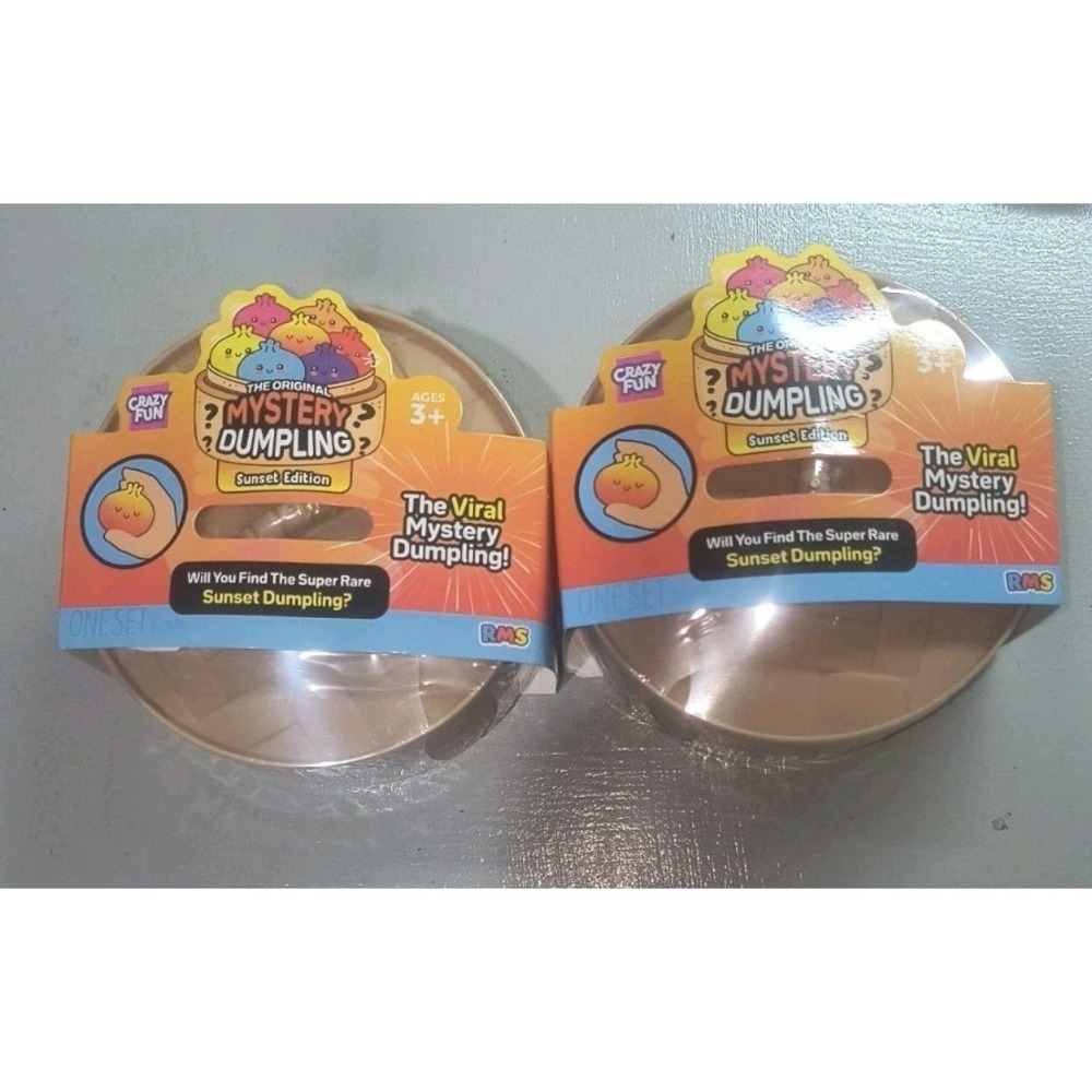 Crazy Fun Rms Dumpling Sunset Edition SEALED Squishy Toy Lot Of 2